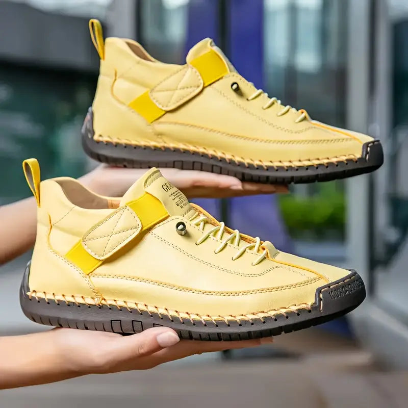 Women's White Sneakers - Comfortable Lace-Up Sneakers for Everyday Walking, Best Walking Shoes for Women 10